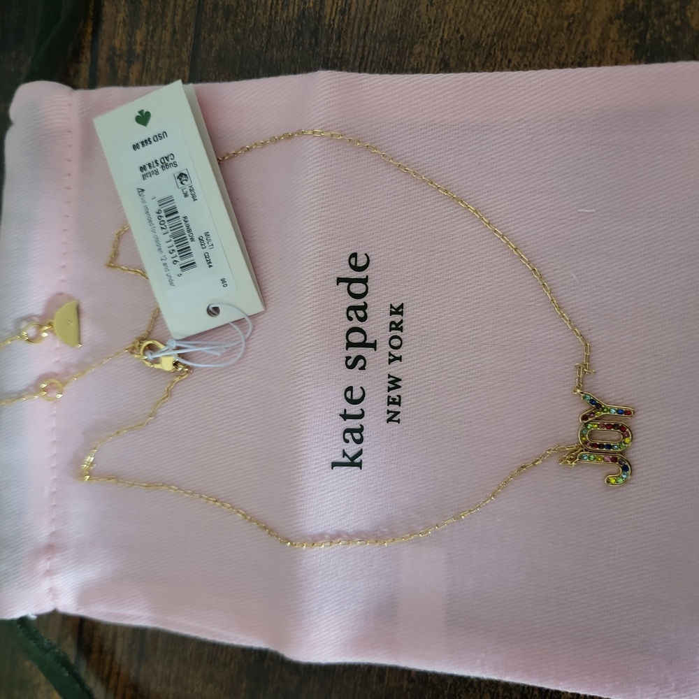 Kate Spade Rainbow Joy Pendent